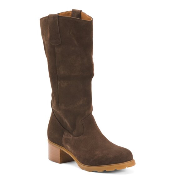 OTBT Brown Made In Portugal Suede Tallow Boots